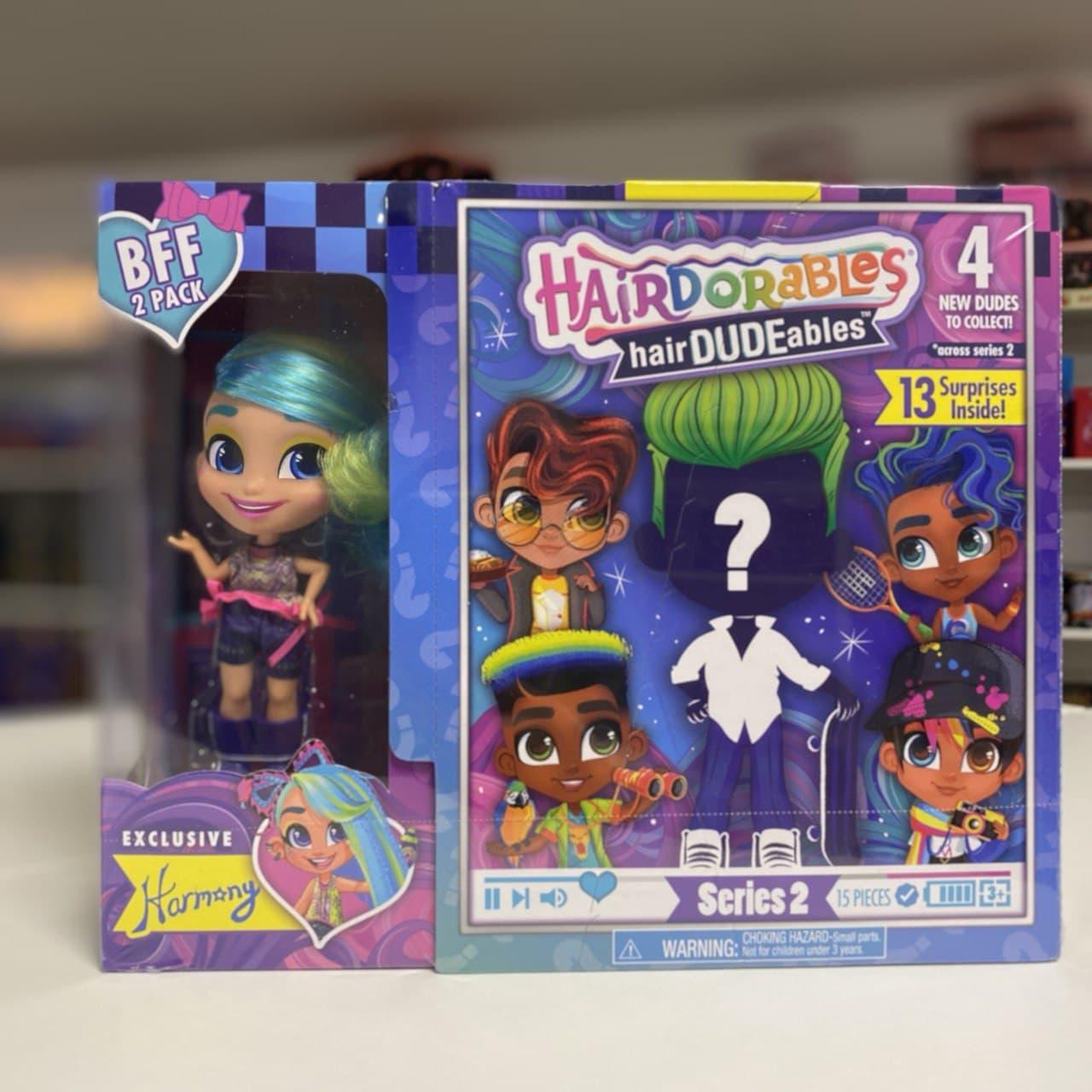 Набір-сюрприз Hairdorables hairDUDEables S2 Harmony Модна парочка: дівчинка і хлопчик (23775/23776) Just Play