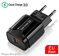 Сетевое зарядное устройство для быстрой зарядки USB QC3.0 зарядный блок зарядка для телефона смартфона DE7B