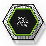 Батут із ручкою 130 см для фітнесу, фото 3