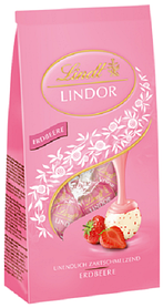 Цукерки Lindt Lindor Erdbeer Sahne 137g