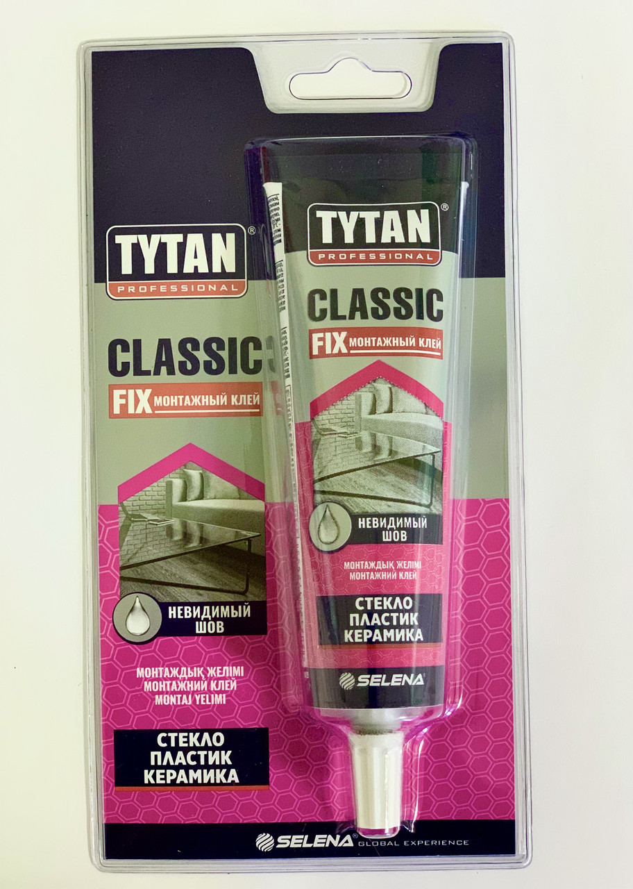 Клей монтажний Classic Fix Tytan (безбарвний) 100 мл.