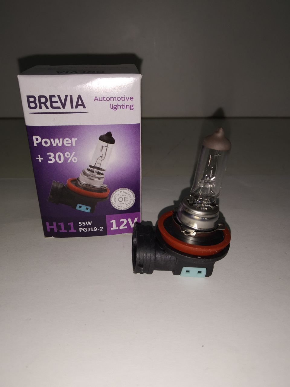 Авто лампа BREVIA H11 POWER +30% 12V