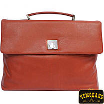 Портфель шкіряний Tony Perotti Contatto 9160-35 rosso червоний, фото 3
