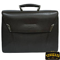 Портфель шкіряний Tony Perotti Giugiaro 9427-42 moro коричневий, фото 3