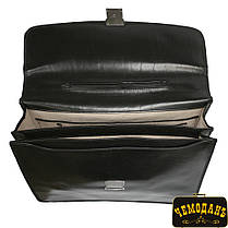 Портфель кожаный Italico 8008/40 nero черный, фото 2