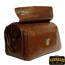 Портфель шкіряний Italico 8051 cognac коньячний, фото 2