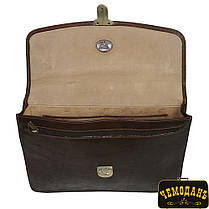 Портфель шкіряний Italico 8091L moro коричневий, фото 2