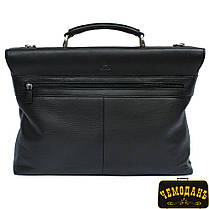 Портфель шкіряний Tony Perotti Stripes 9514 nero чорний, фото 5