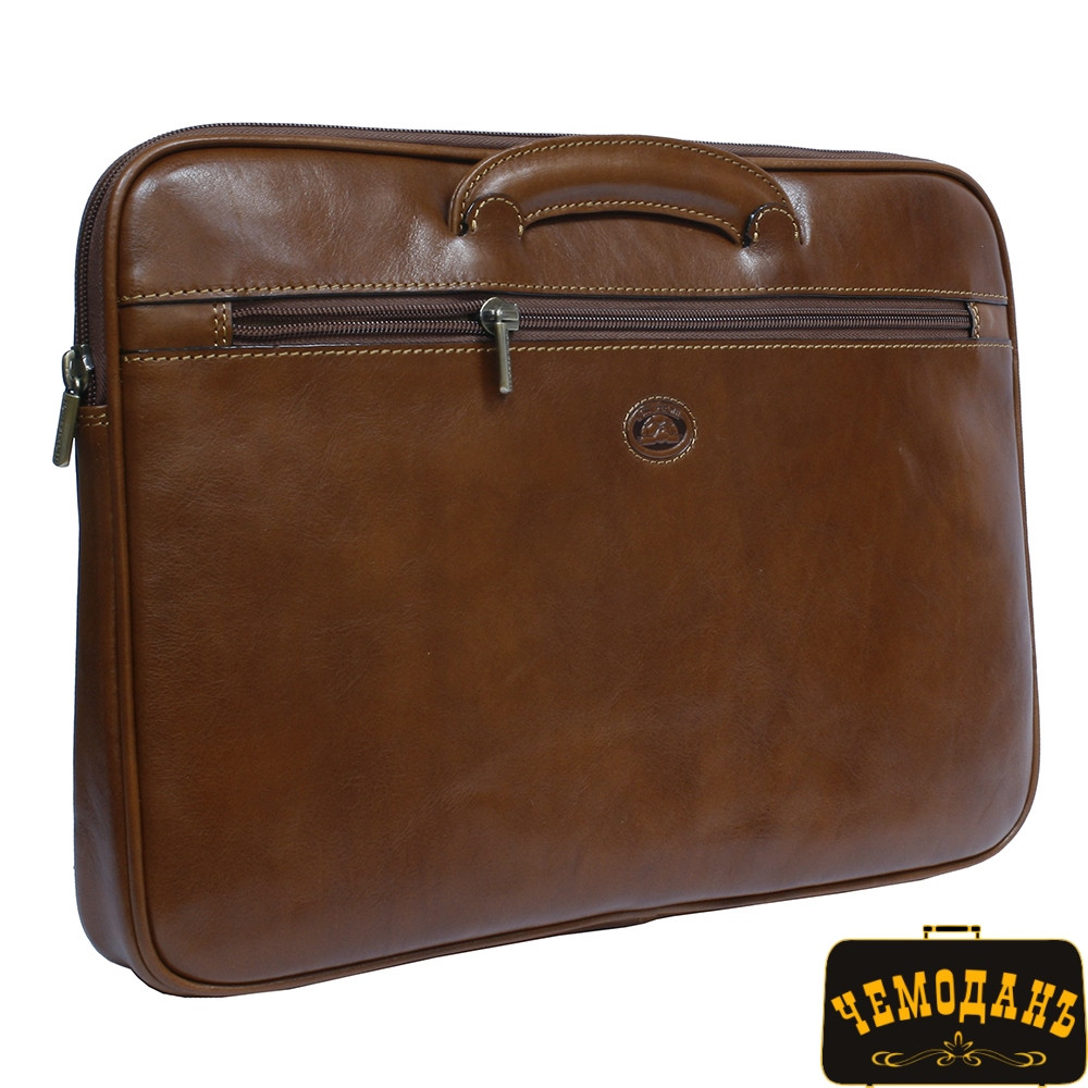 Папка для паперів шкіряна Italico 8090 cognac коньячна Tony Perotti