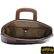 Папка для паперів шкіряна Italico 8090 cognac коньячний, фото 2