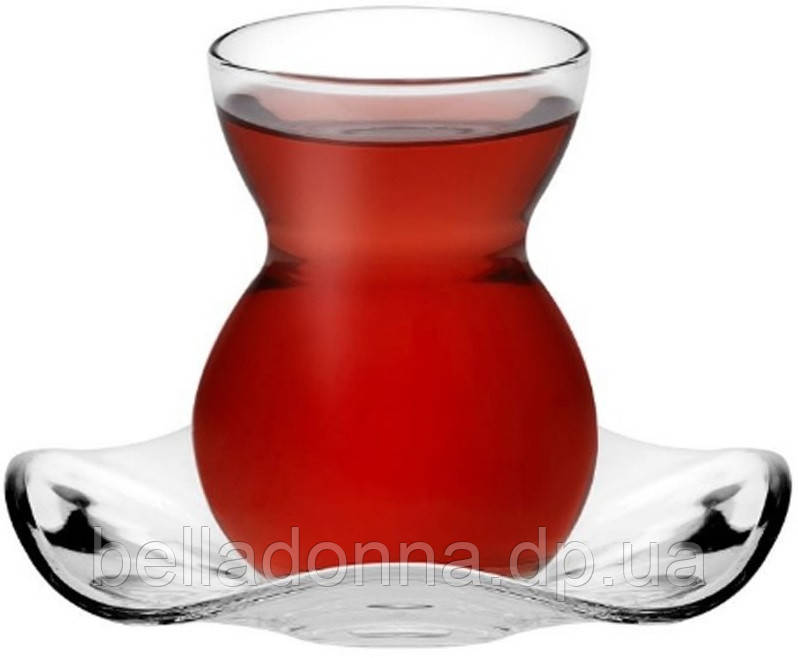 Рюмки з серії side кавовий набір (турецькі склянки) 6 персон Pasabahce 98942