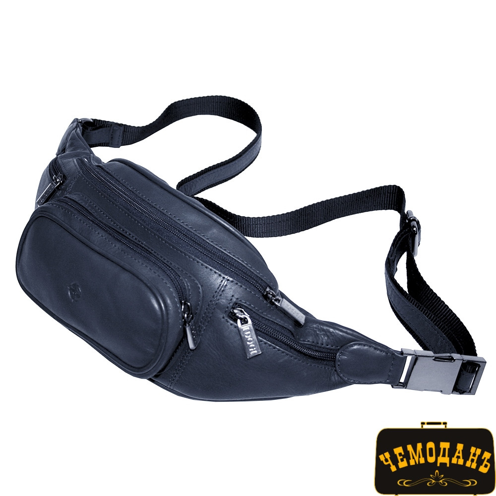 Сумка шкіряна Tony Perotti (бананка) Cortina 6000 navy синій
