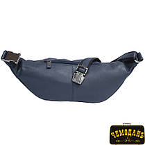 Сумка шкіряна Tony Perotti (бананка) Cortina 6000 navy синій, фото 5