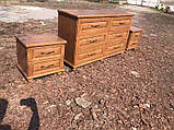 Тумбочка приліжкова з масиву сосни, фото 5