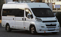 Дефлектор капота (мухобойка) 2006-2014 EuroCap для авто. Fiat Ducato 2006-2024 и 2014-2024 гг