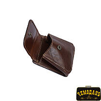 Монетниця шкіряна Italico 1450 cognac коньячний Tony Perotti, фото 4
