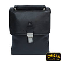 Сумка шкіряна Tony Perotti Cortina 6058 nero чорний, фото 3