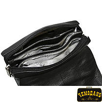 Сумка шкіряна Tony Perotti Cortina 6058 nero чорний, фото 6