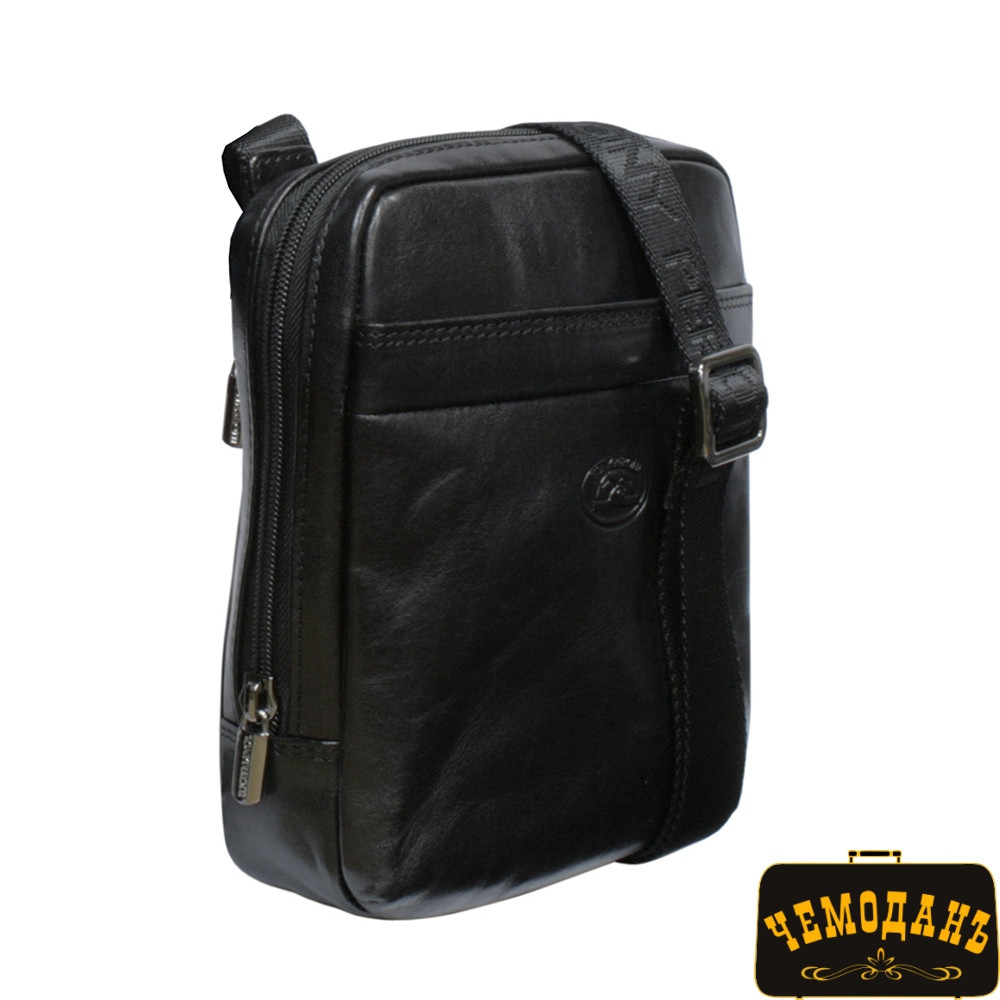 Сумка шкіряна Italico 6056 nero чорний