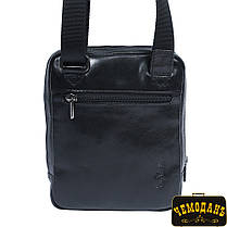 Сумка шкіряна Italico 6056 nero чорний, фото 4