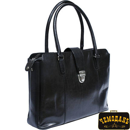Сумка шкіряна Tony Perotti Italico 9715 nero чорний, фото 1