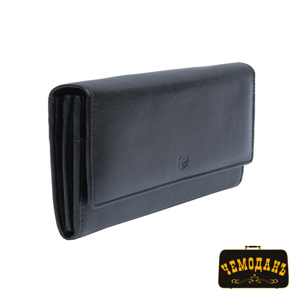 Портмоне шкіряне Cortina 5048 nero чорний