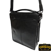 Сумка-барсетка шкіряна Tony Perotti Italico 8019 nero чорний, фото 4