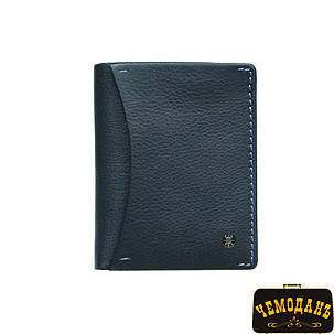 Портмоне кожаное Timone 11045 navy синий, фото 2