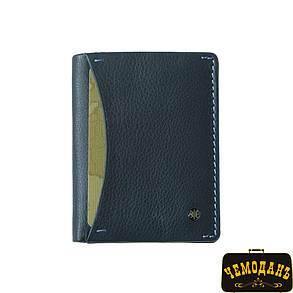 Портмоне кожаное Timone 11045 navy синий, фото 2