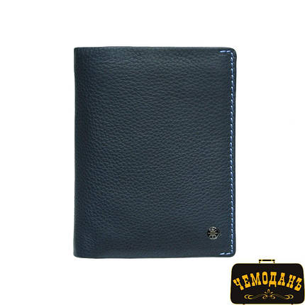 Портмоне кожаное Timone 11054 navy синий, фото 2