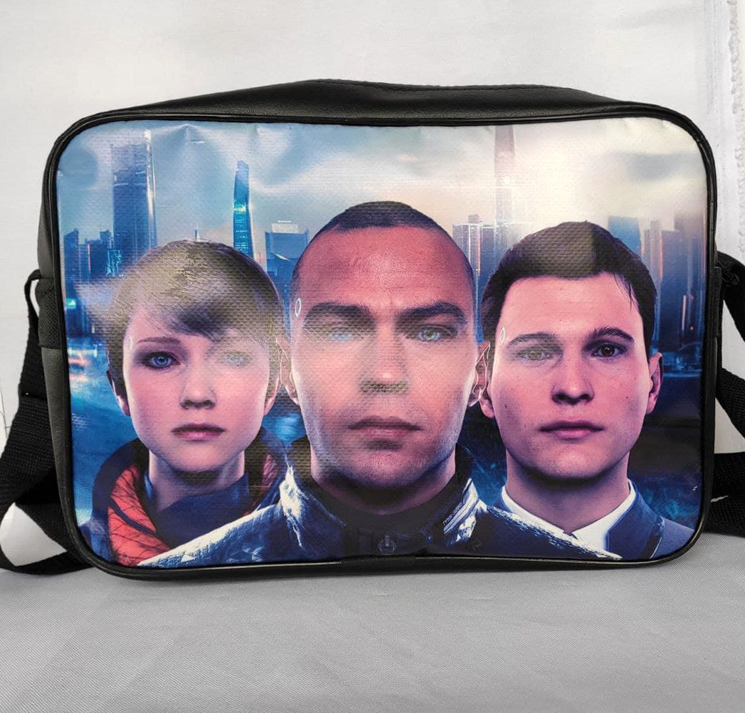 Сумка формату А4 через плечі "Detroit: Become Human"