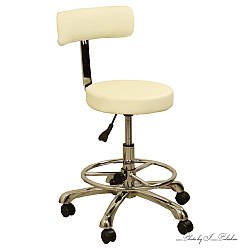 Стілець майстра зі спинкою стільці для майстрів салону краси Ваніль