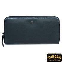 Портмоне кожаное Timone 11059 navy синий, фото 2