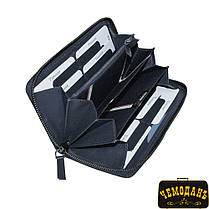 Портмоне кожаное Timone 11059 navy синий, фото 2