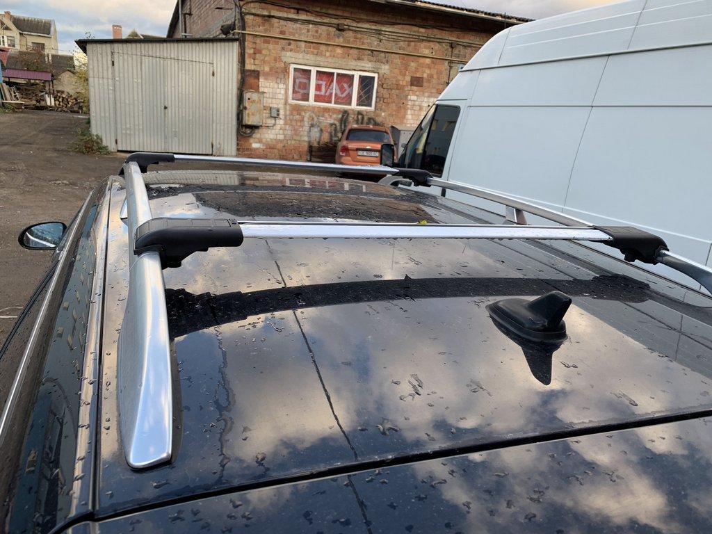Поперечены на рейлінги під ключ (2 шт) Чорний для Volkswagen Passat B6 2006-2012рр., фото 1