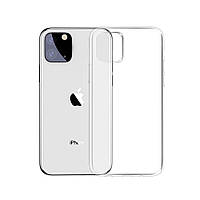 Чехол для телефона iPhone 11 силиконовый прозрачный Baseus Simplicity Series (ARAPIPH61S-02) защитный