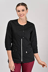 Медична Куртка Майорка Чорний 3/4