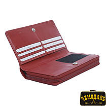 Портмоне шкіряне Cortina 5007 rosso червоний Tony Perotti, фото 4