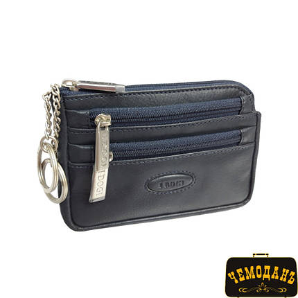 Ключница кожаная Cortina 5016 navy синий, фото 2