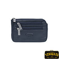 Ключница кожаная Cortina 5016 navy синий, фото 3