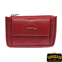 Шкіряна ключниця Cortina 5060 rosso червоний, фото 2