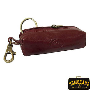 Ключница кожаная Italico 109 rosso красный, фото 2