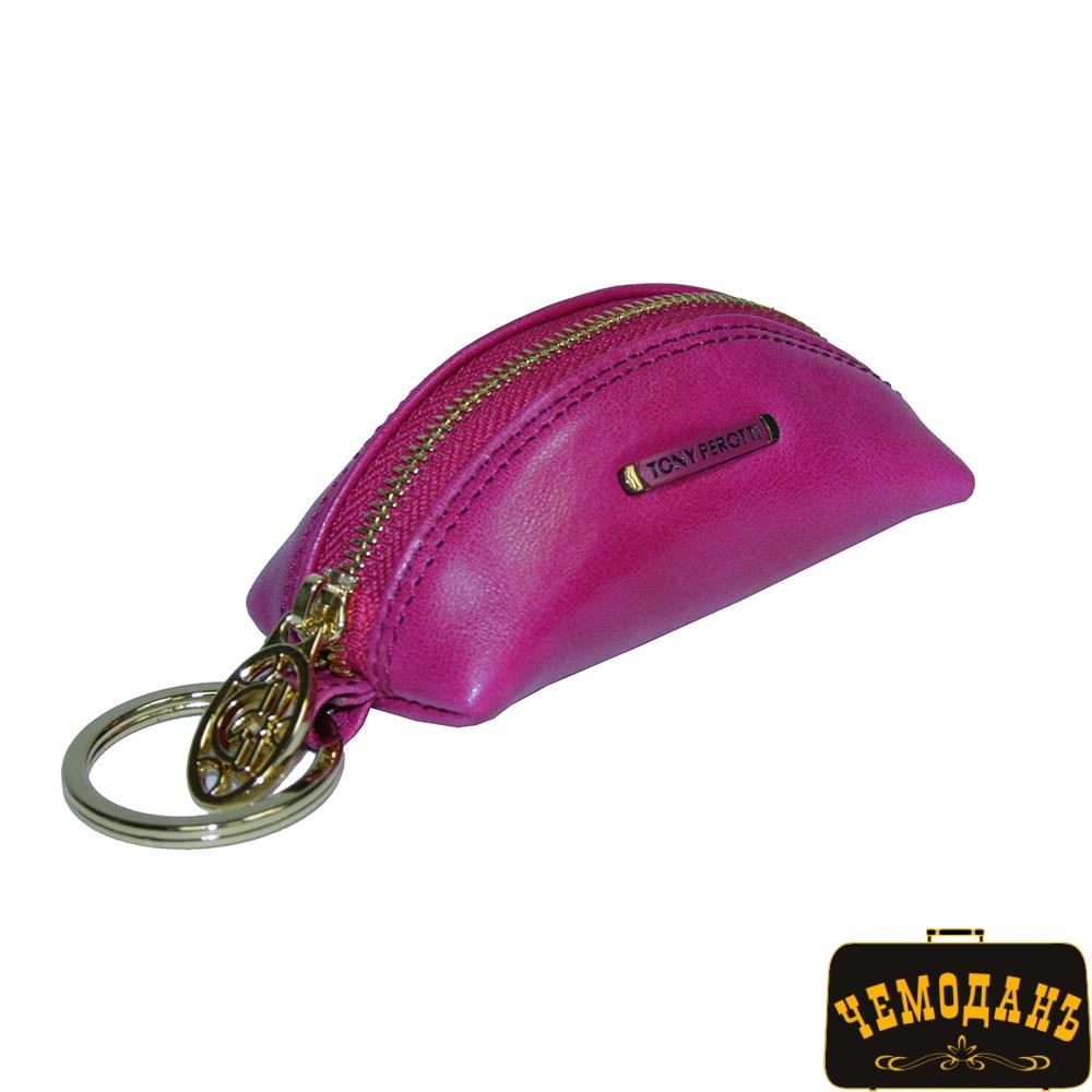 Ключниця шкіряна Topkapi KR-186 geranio малиновий Tony Perotti