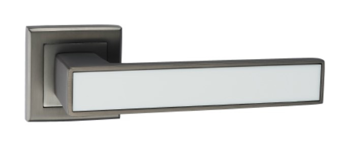 Дверна ручка MVM A-2015 MA/WHITE матовий антрацит / білий (Китай)