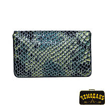 Шкіряна візитниця Fashion 2678 blu синій, фото 2