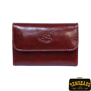 Визитница кожаная Italico 2680 rosso красный, фото 2
