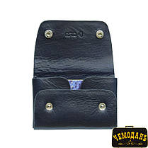 Візитниця шкіряна Nevada 3740+RFID navy синій Tony Perotti, фото 5