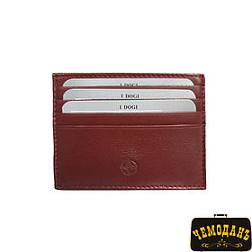 Кредитниця шкіряна Cortina 5043 rosso червоний Tony Perotti