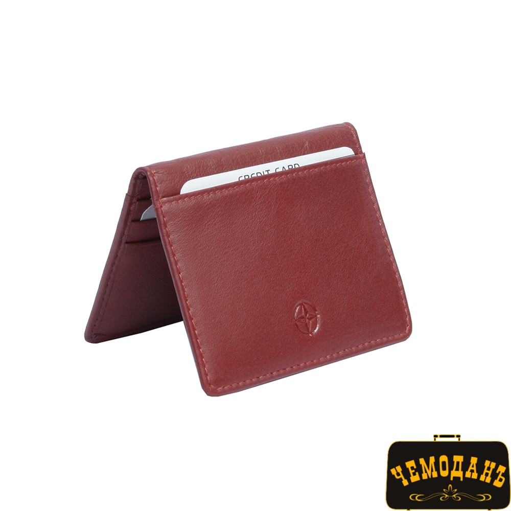 Кредитниця шкіряна Cortina 5046 rosso червоний Tony Perotti
