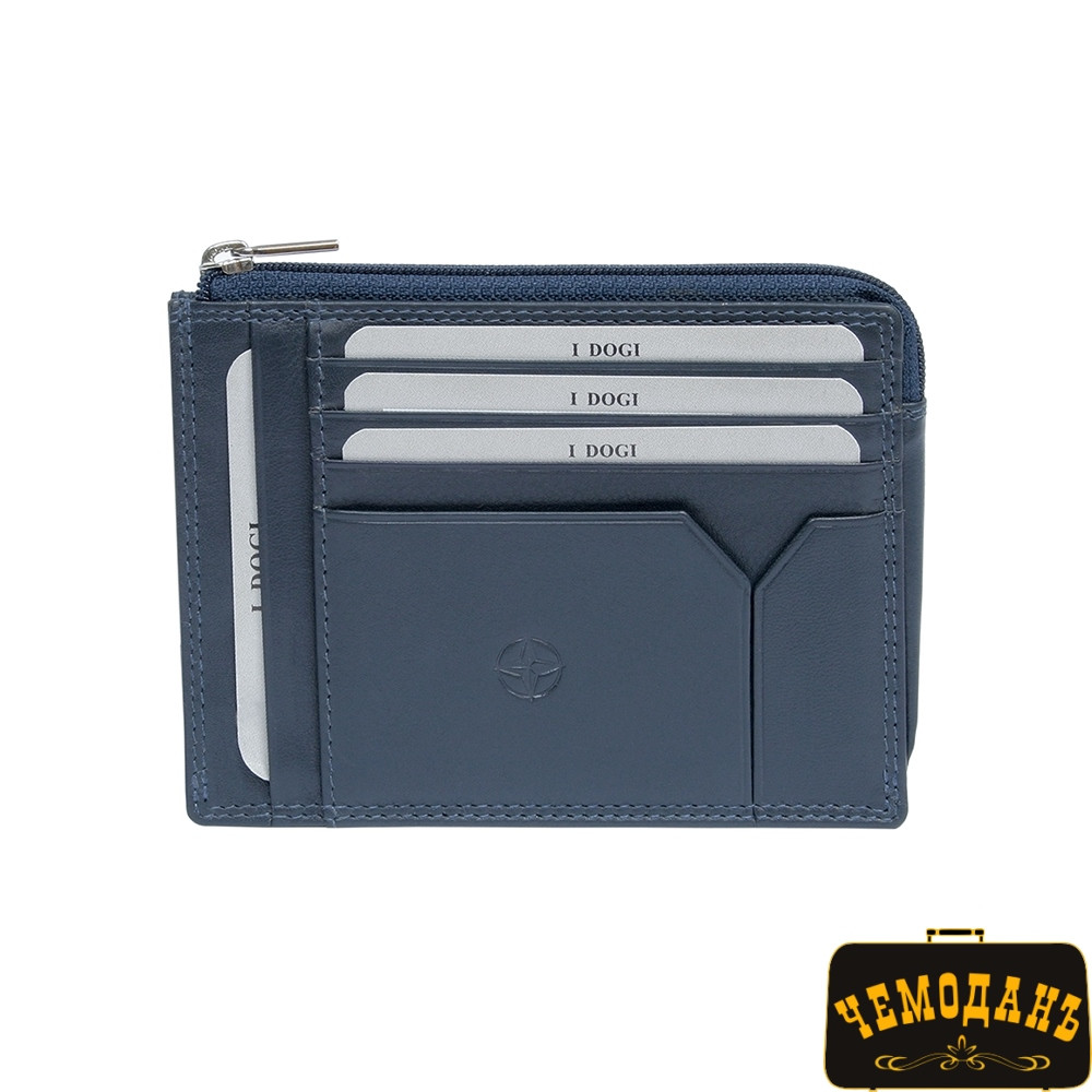 Кредитниця шкіряна Cortina 5049 navy синій Tony Perotti